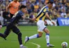 Boca y Rosario Central empataron 1-1 en un partido que tuvo un espectacular gol olímpico de Ángel Di María